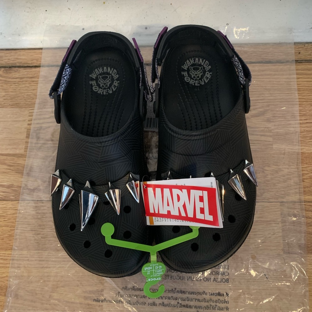 Crocs Classic All Terrain Clog x Marvel Black Panther - Size 9M/11W